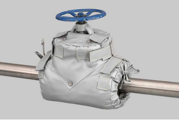 Removable protective valve insulation sleeve, pipe heat insulation cover, flexible insulation flange, gate valve insulation sleeve