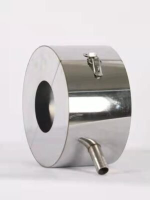 Stainless steel flow guide flange protective sleeve