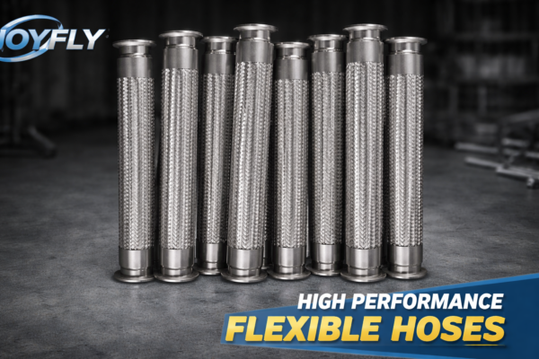 3a5bef39-253e-41ed-99c8-18bd2ed3dfb5 Heavy-Duty Stainless Steel Braided Flexible Hose with Sanitary Flange Fittings