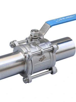 1piece Reducing Screw Type Ball Valve